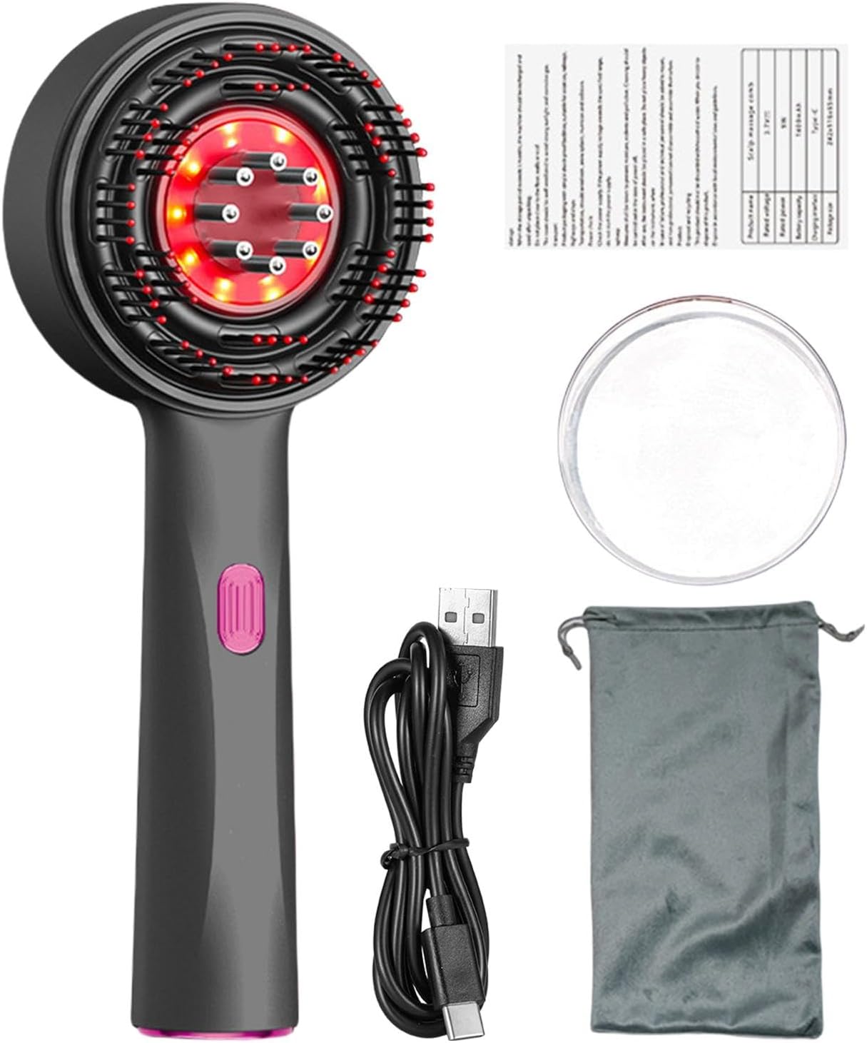 Cepillo Eléctrico Capilar – Masaje Relajante y Desenredo Sin Dolor
