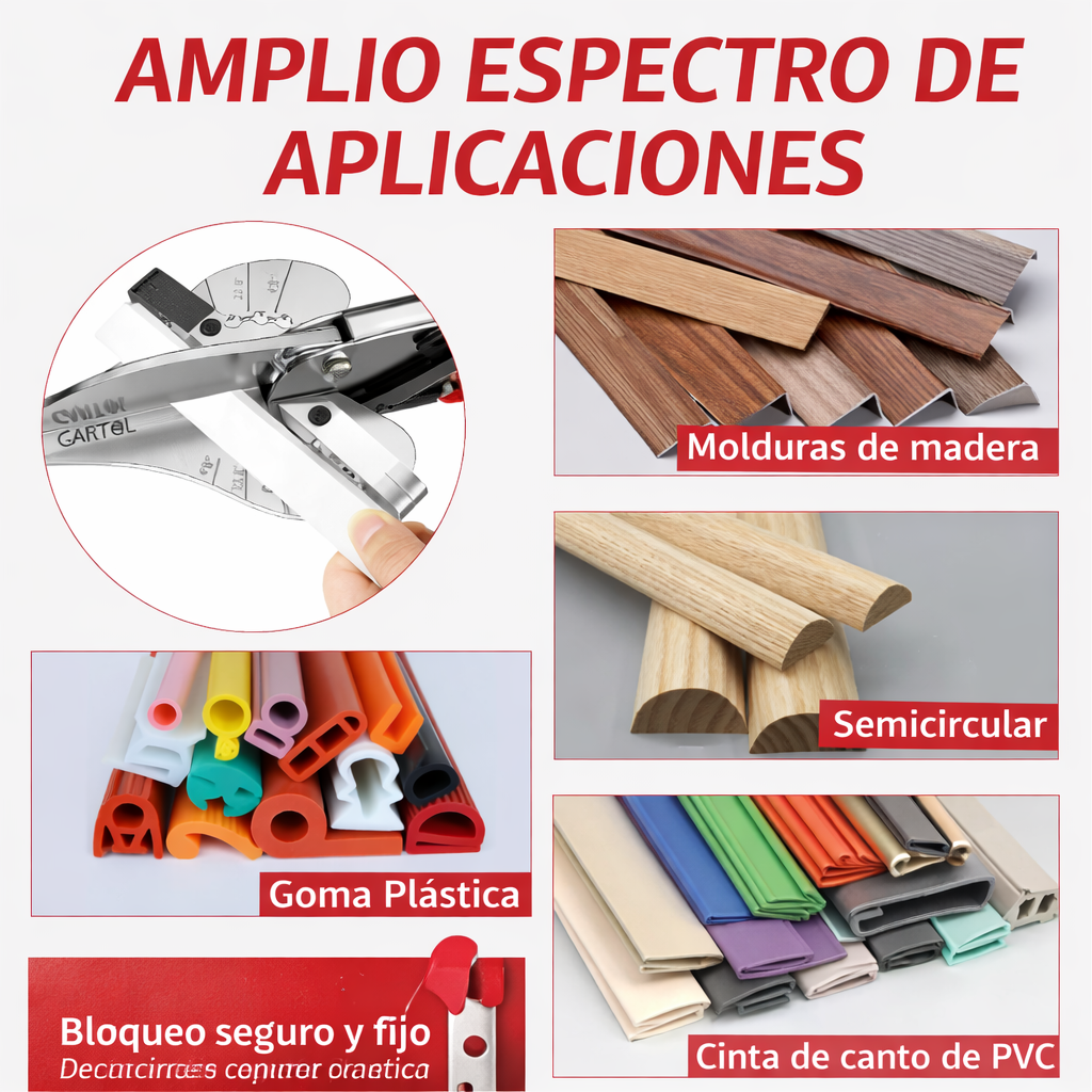 Tijera Multiángulo de Corte Pro Precisión Ajustable – Cortes Perfectos 45° a 90°