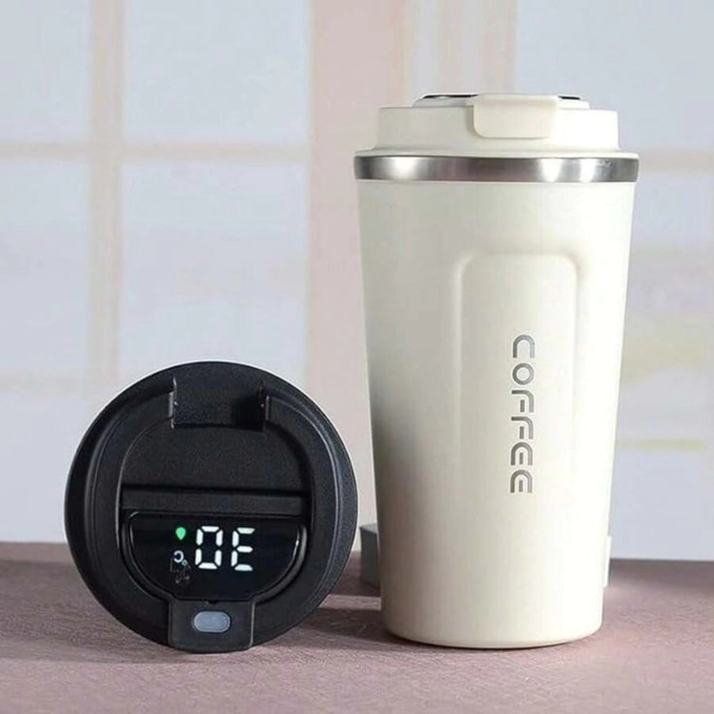 Vaso Térmico Inteligente con Display de Temperatura LED
