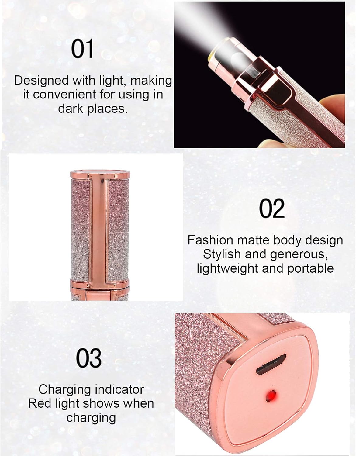 Depilador facial y cejas 2 en 1 2025