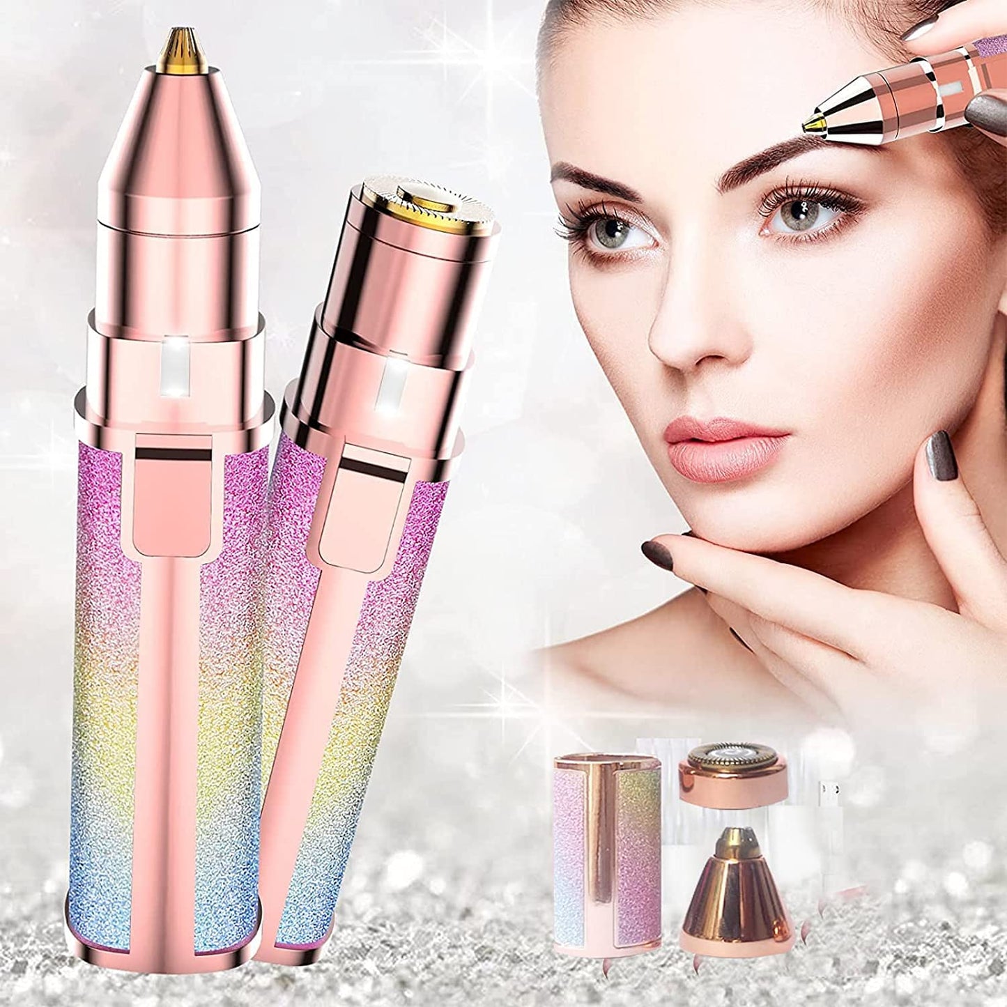 Depilador facial y cejas 2 en 1 2025